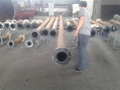 電廠煙氣脫硫襯膠管道技術分析_科技_網